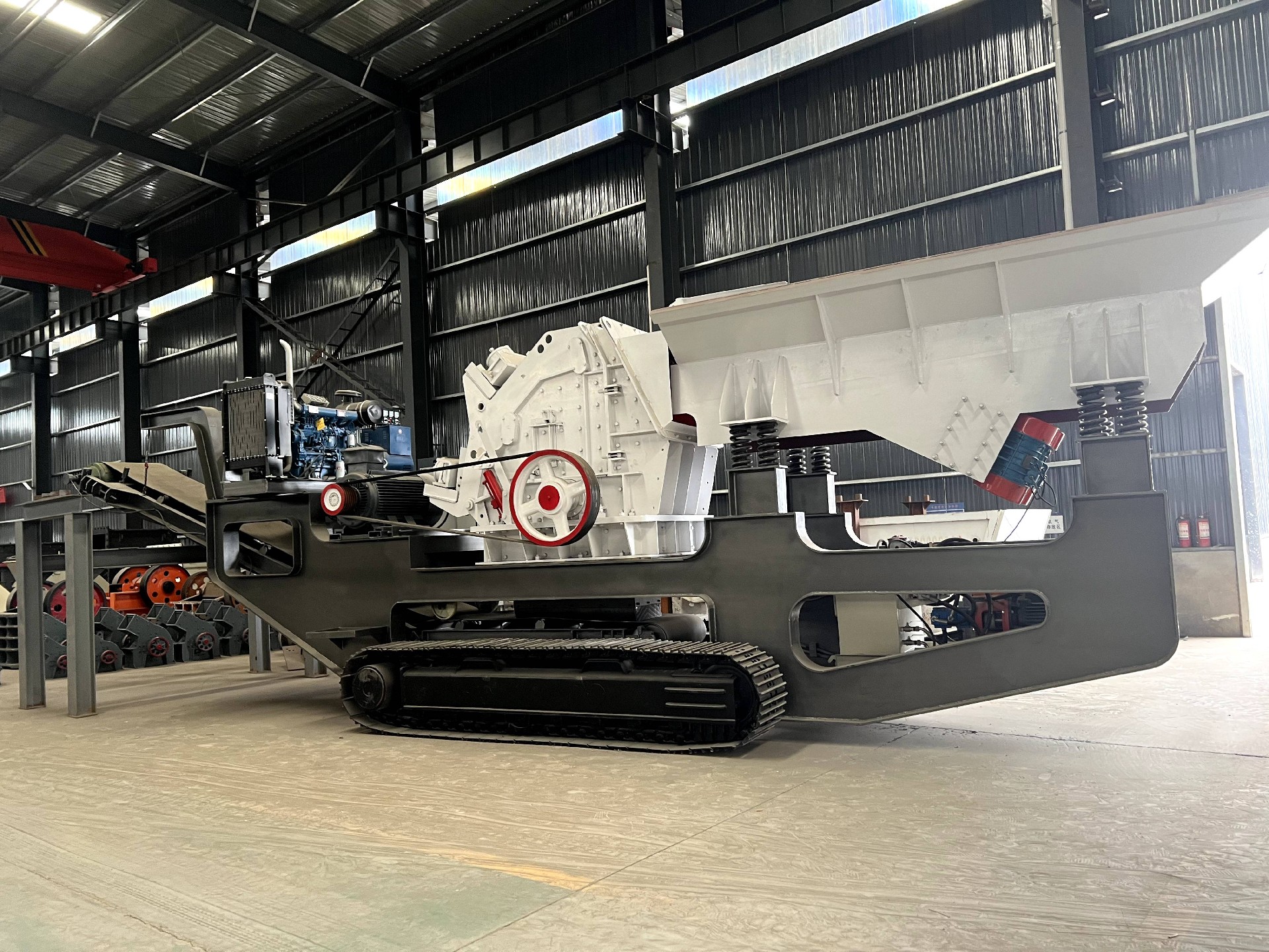 Crawler Mobile Sand Crusher Plant
