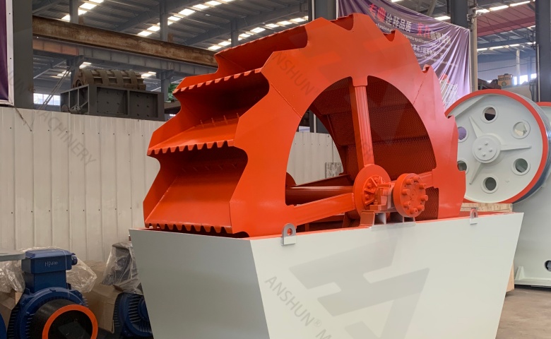 How Much Sand Can a Wheel Sand Washer Process Per Hour?